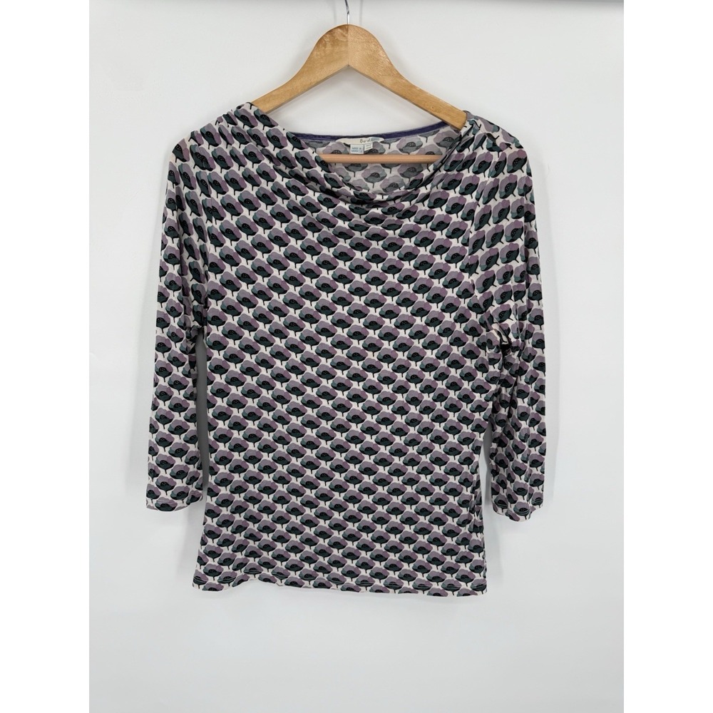Boden Top Blouse Shirt Womens 14 Preppy Casual Office Career Work Teacher Relax